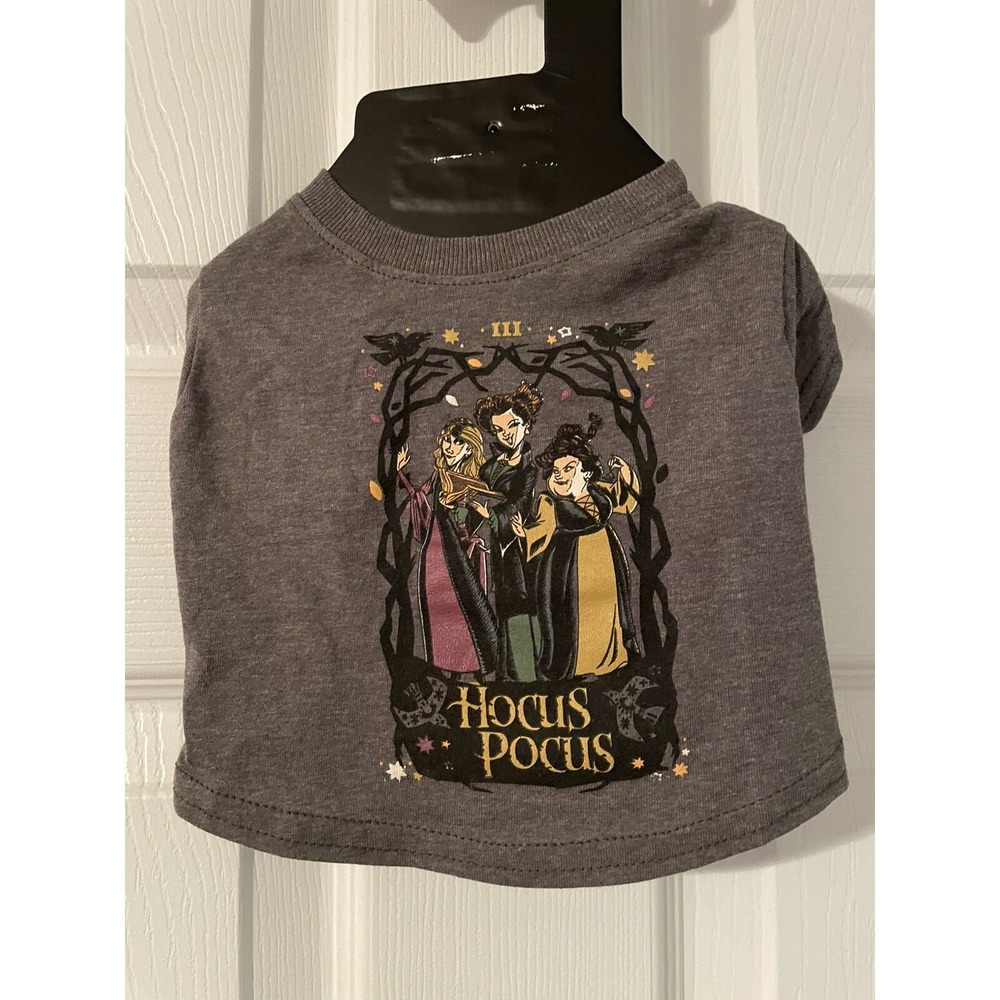 New Without Tags Disney Collection Hocus Pocus Dog T-Shirt Dog Small